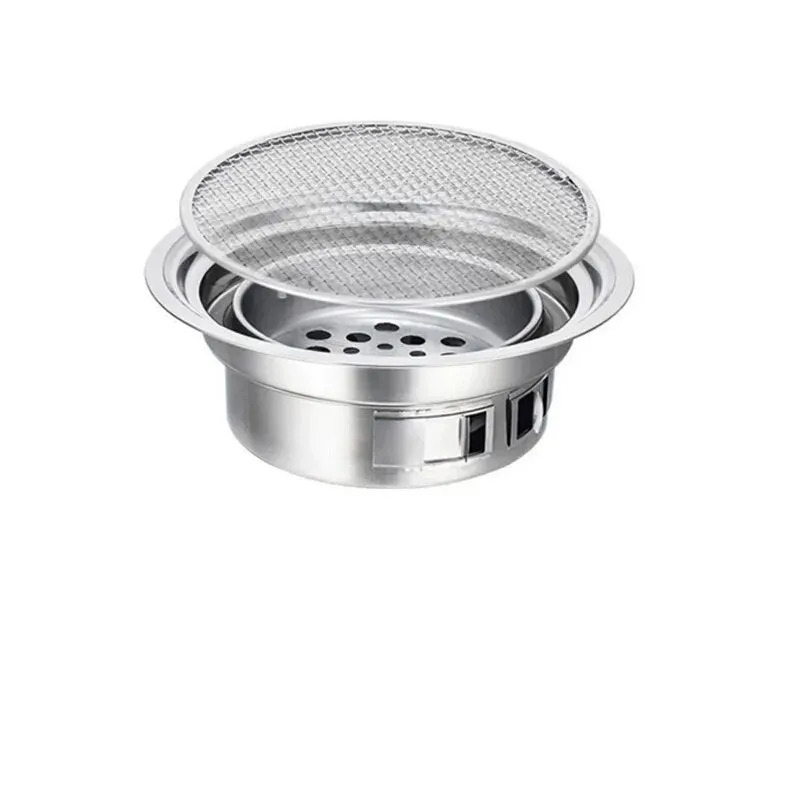 🔥 Stainless Steel Korean Charcoal Barbecue Grill