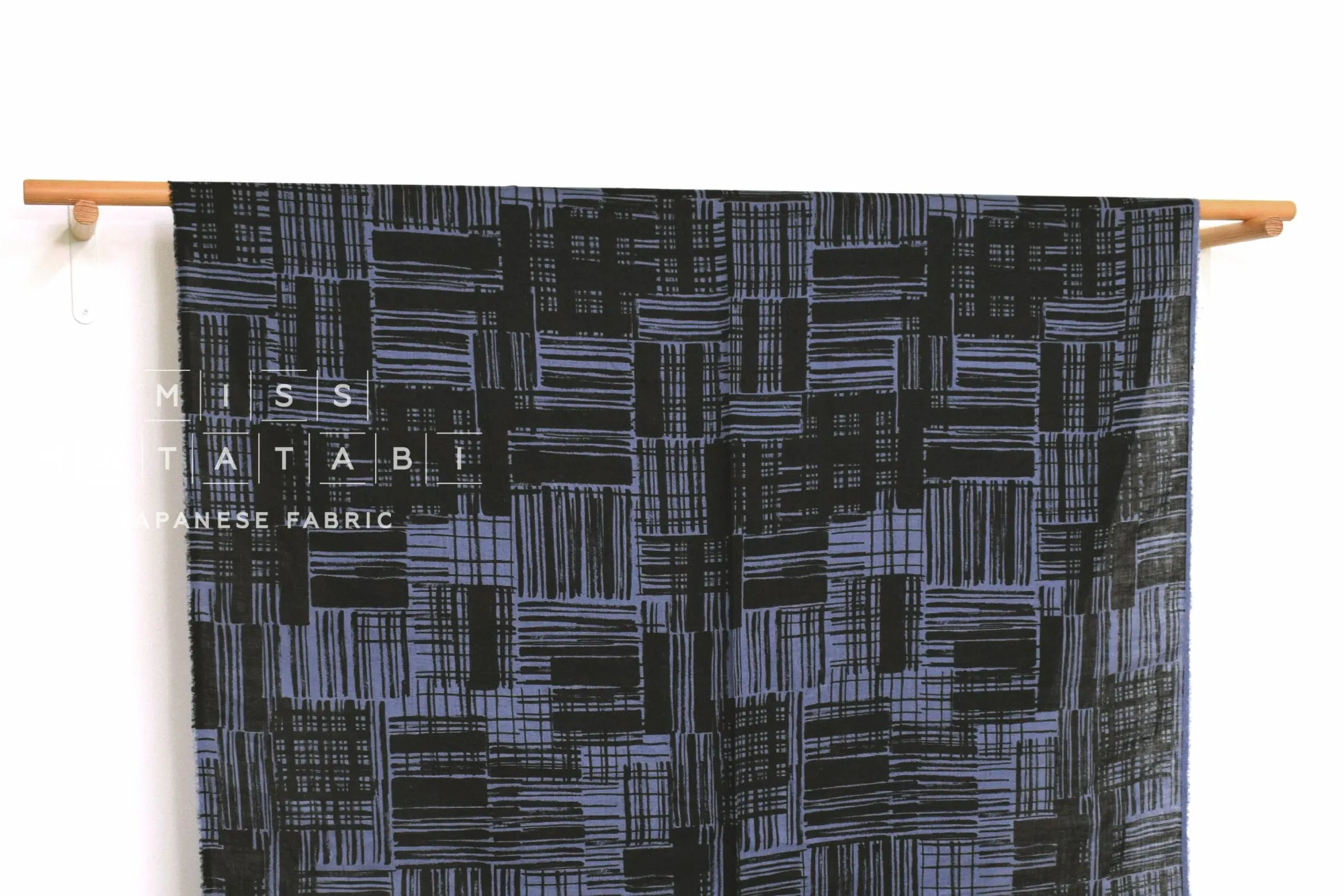 100% Linen Screen - blue