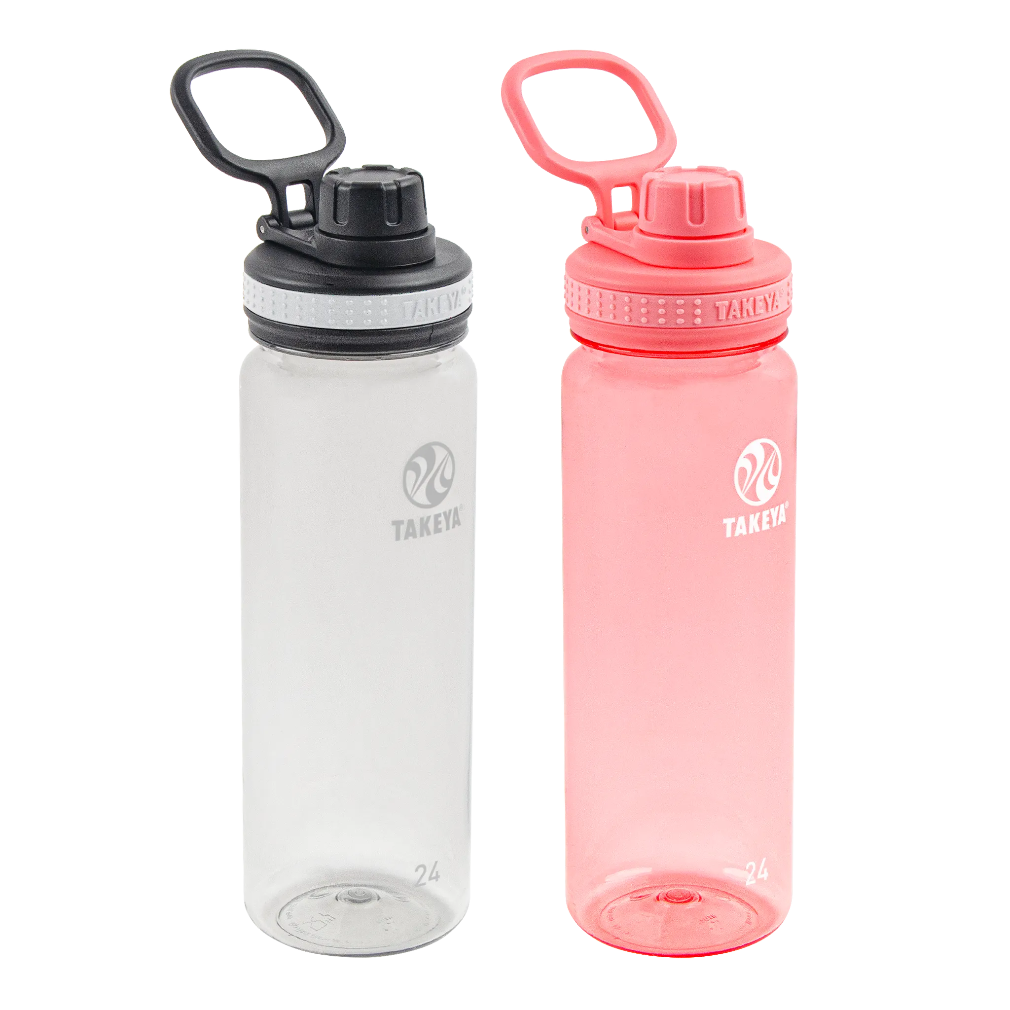 18 oz Tritan Water Bottle with Spout Lid Two Pack