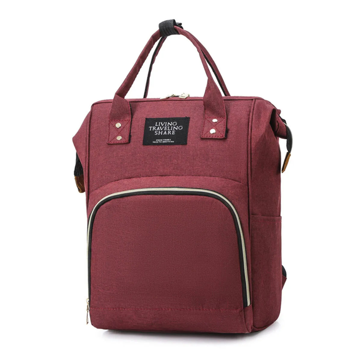 2 in 1 Mom Bag Thermal Insulation Backpack Multifunctional Baby Crib Handbag Stroller Bag