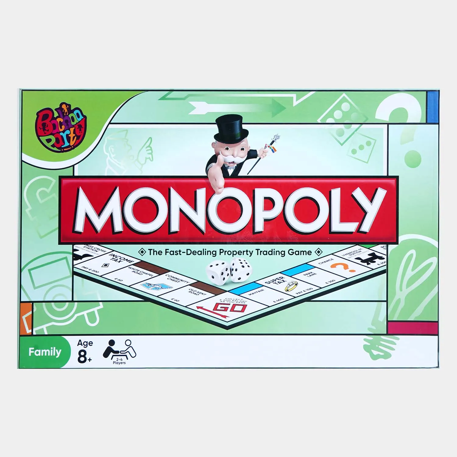 2-in-1 Monopoly and Ludo Board Game
