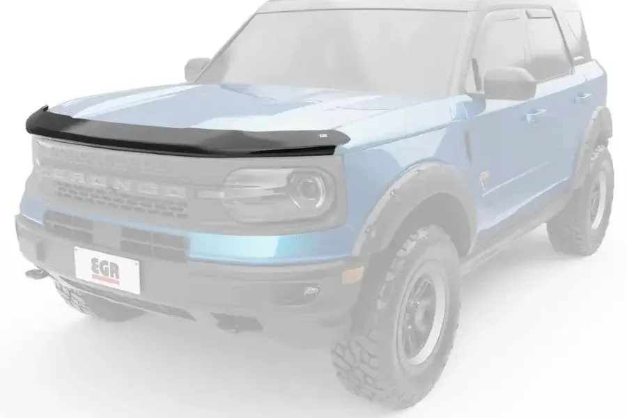 2021  Ford Bronco EGR USA Superguard Hood Guard Matte Black Finish | 303565