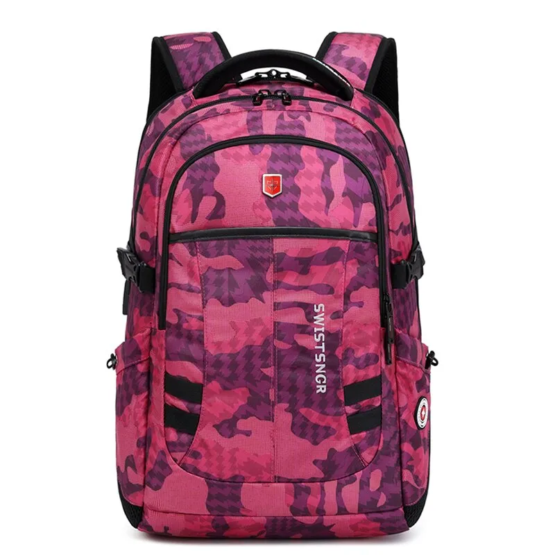 2023 New Waterproof Backpacks USB Charging School Bag