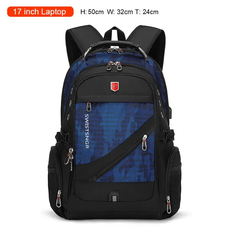 2023 Waterproof 17 Inch Laptop Travel Backpack