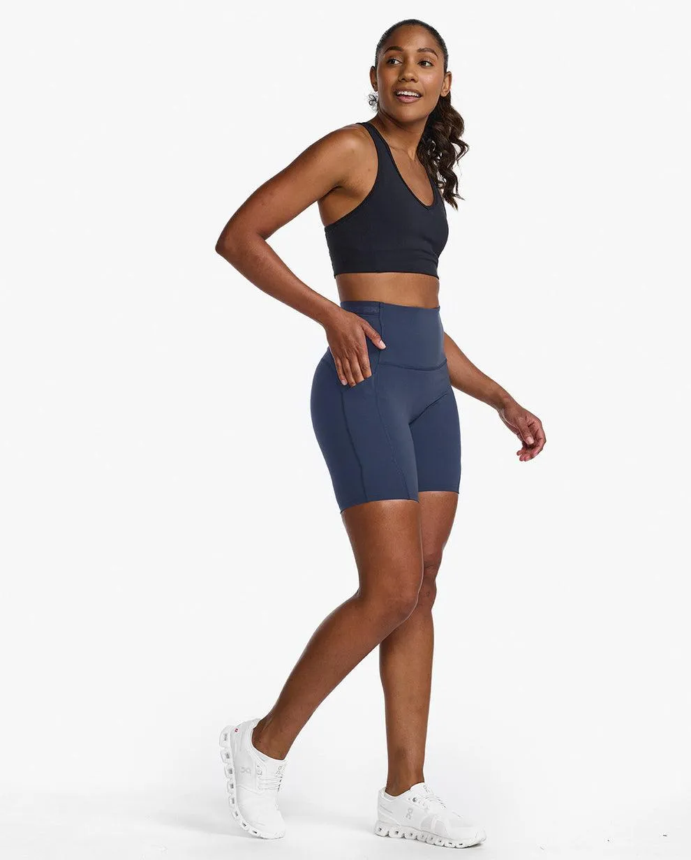 2XU Form Stash Hi-Rise Compression Women's Cyling Short (Black/Black)