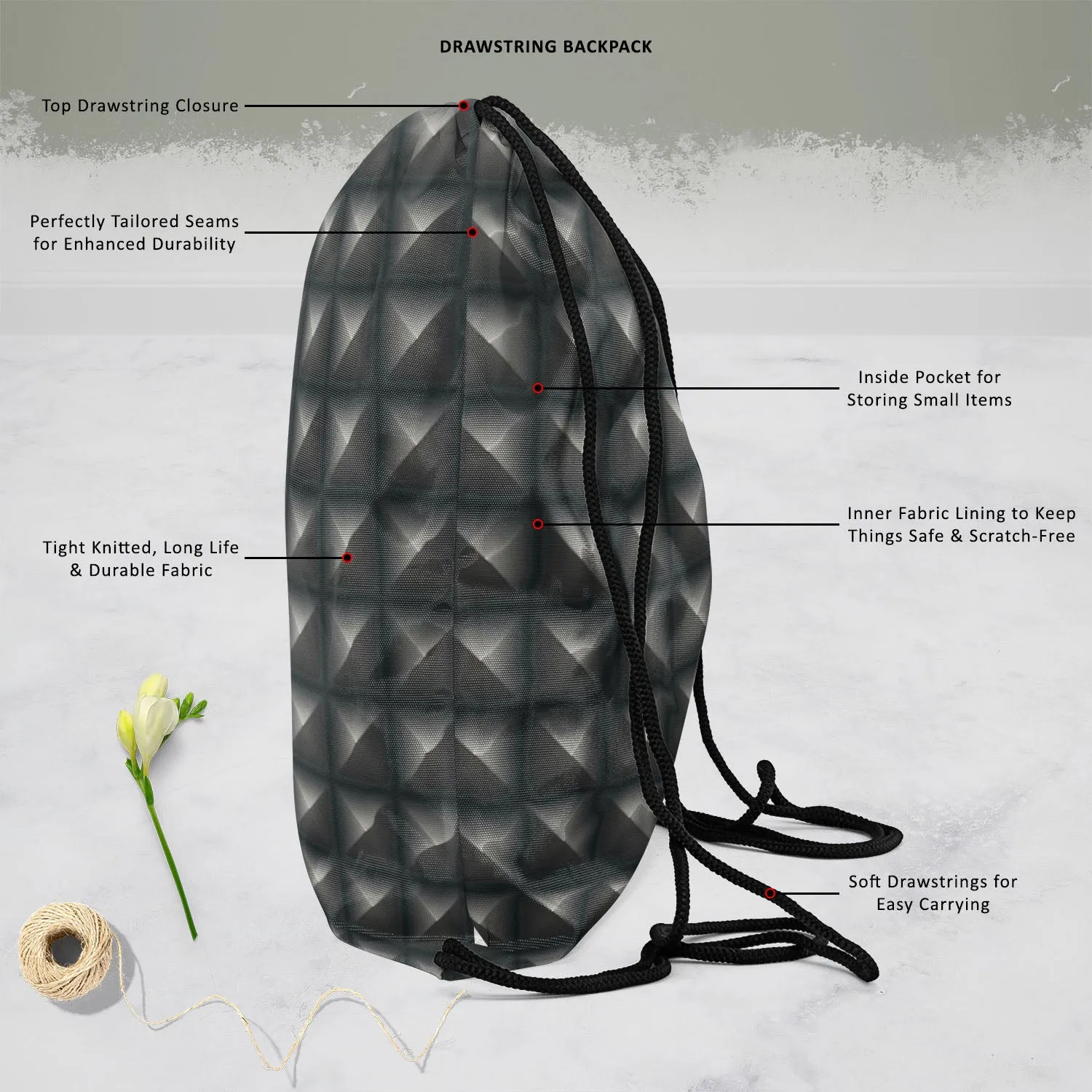 Abstract Art D39 Backpack for Students | College & Travel Bag
