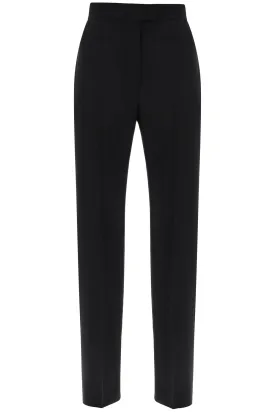 ALEXANDER MCQUEEN Elegant Black High-Waisted Cigarette Pants for Women