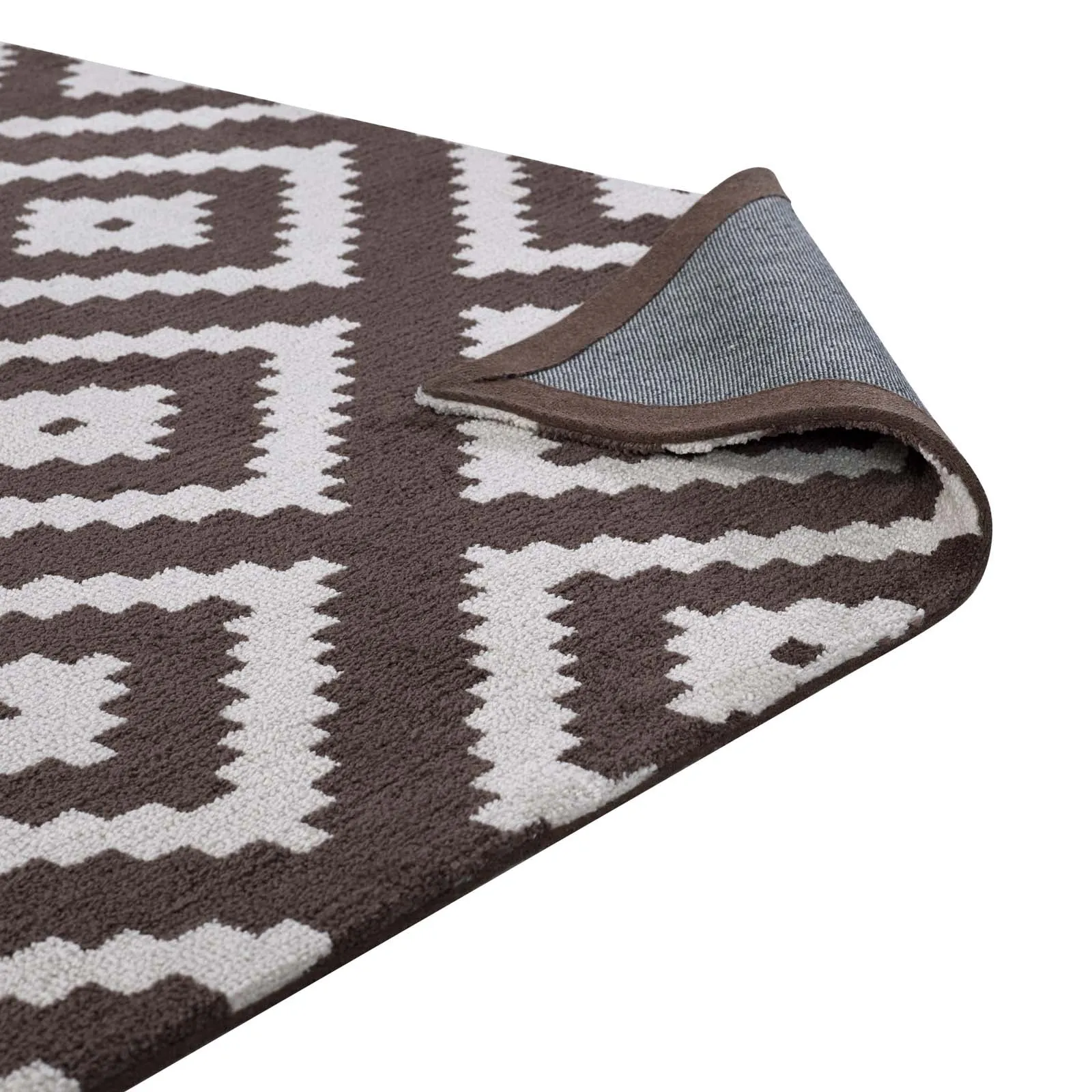 Alika Abstract Diamond Trellis Area Rug by Modway