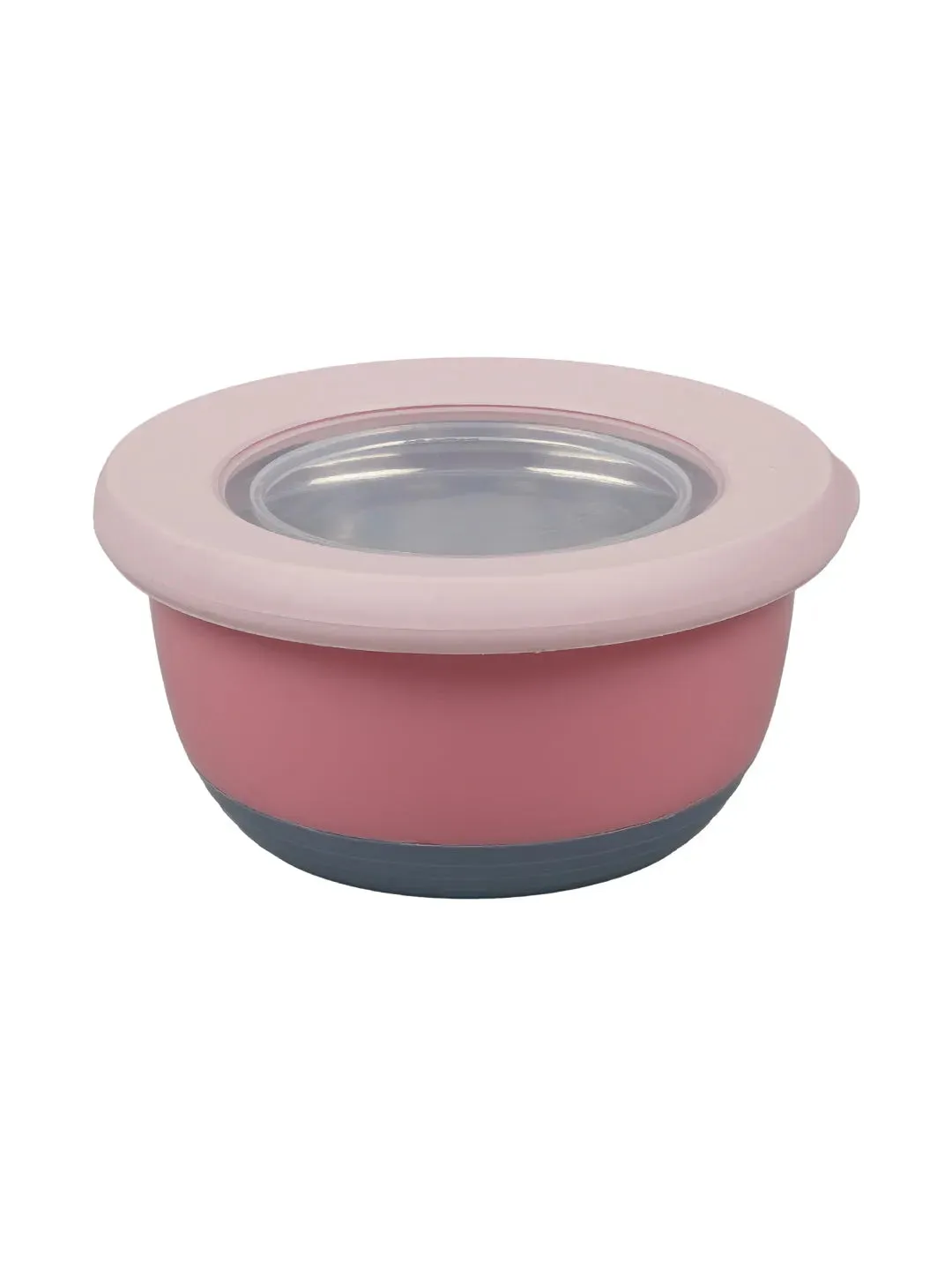 Andres Steel Bowl Lunch With Airtight Lid | 400ml | Set of 2