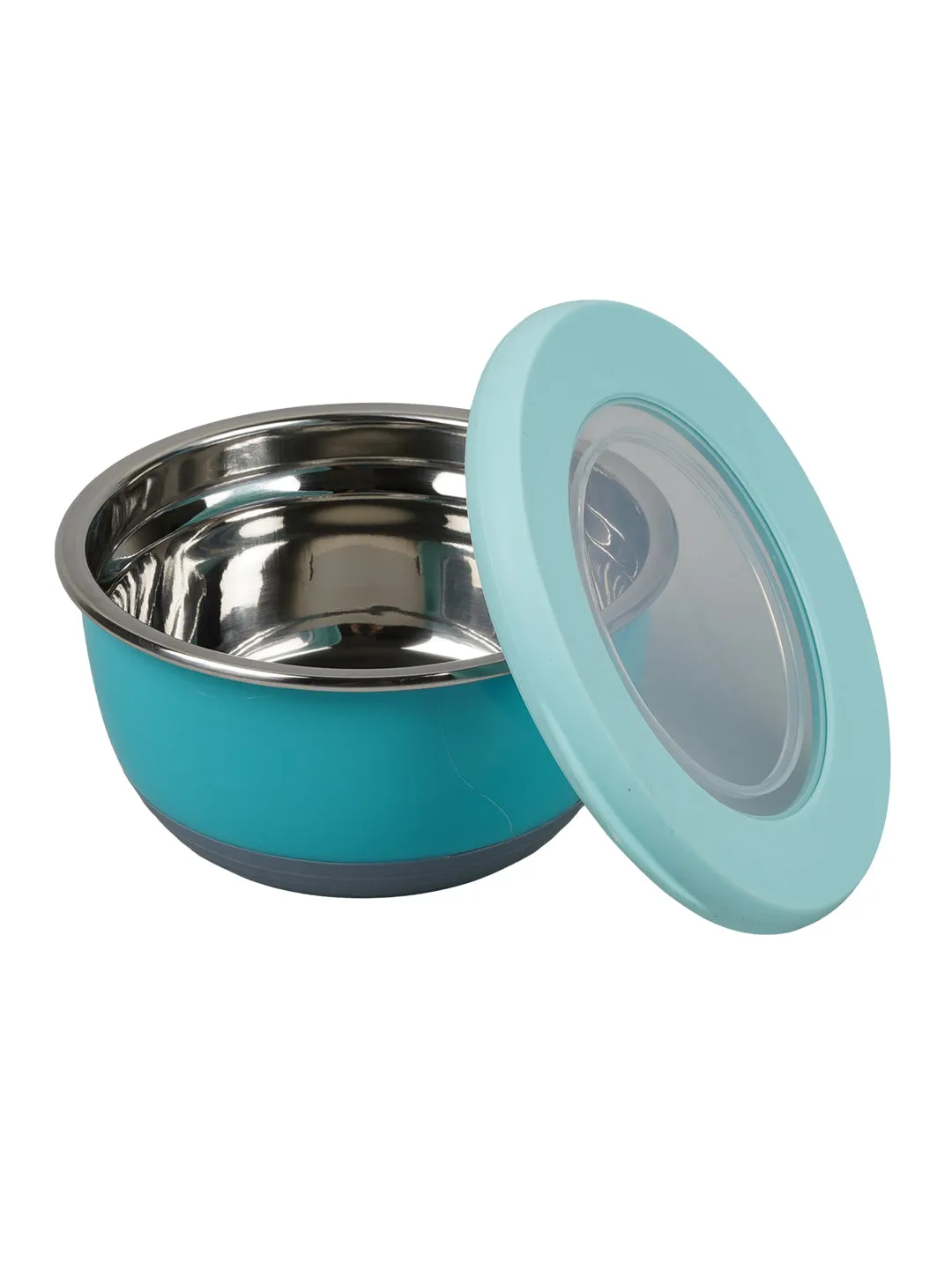 Andres Steel Bowl Lunch With Airtight Lid | 400ml | Set of 2