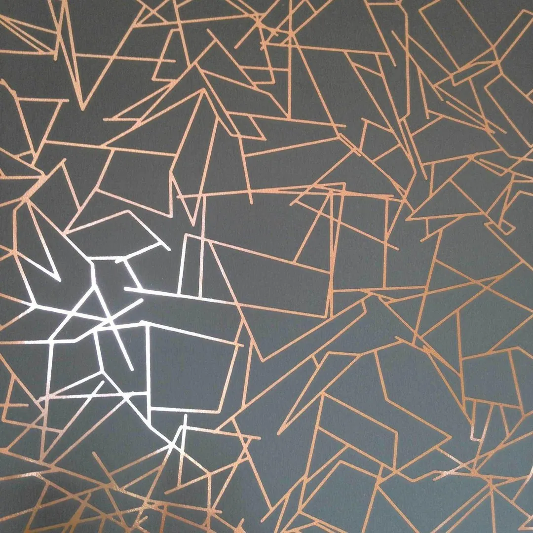 Angles Metallic Wallpaper - Erica Wakerly