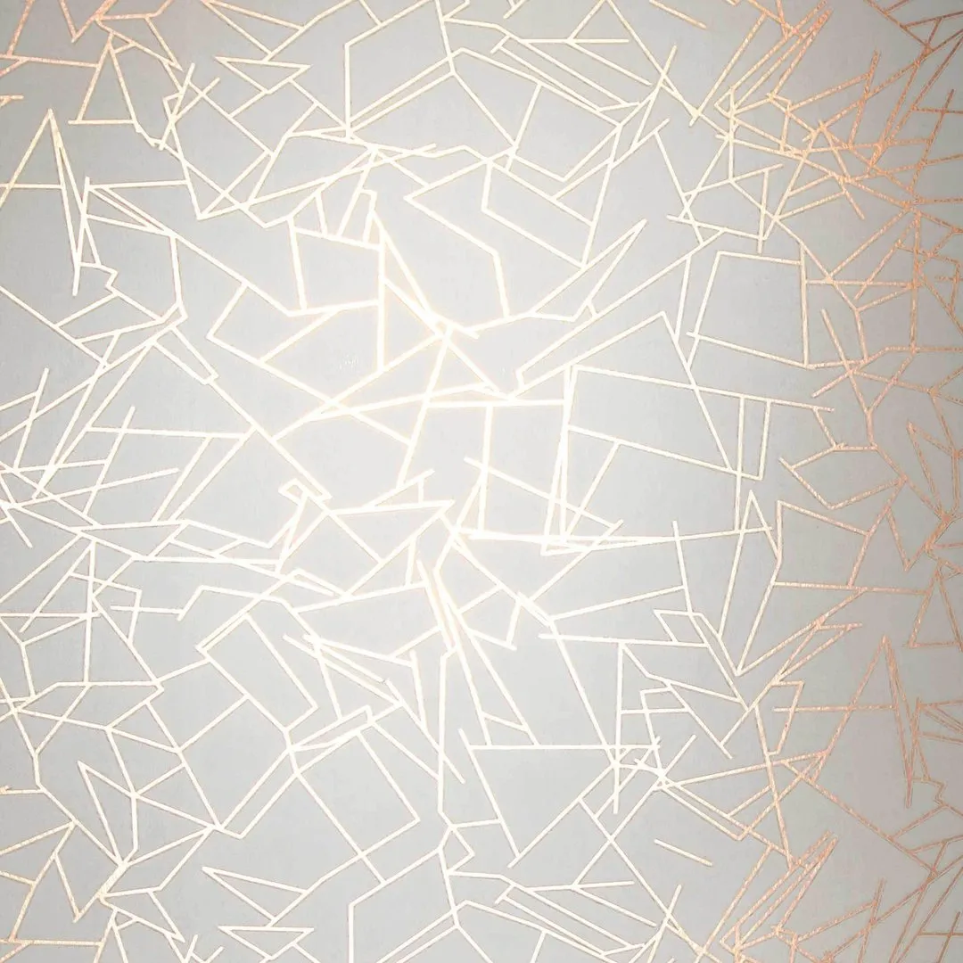 Angles Metallic Wallpaper - Erica Wakerly