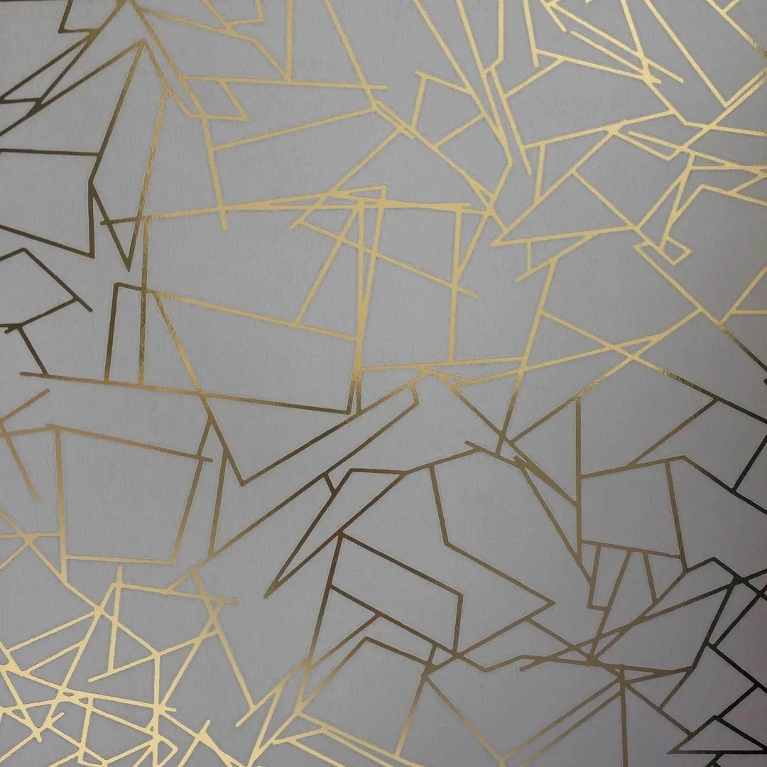Angles Metallic Wallpaper - Erica Wakerly