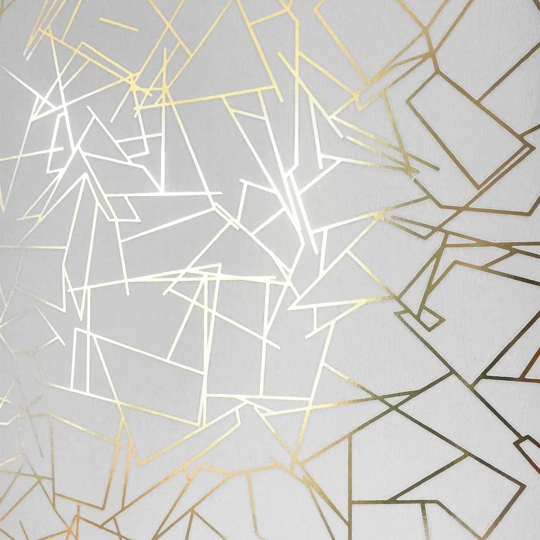 Angles Metallic Wallpaper - Erica Wakerly