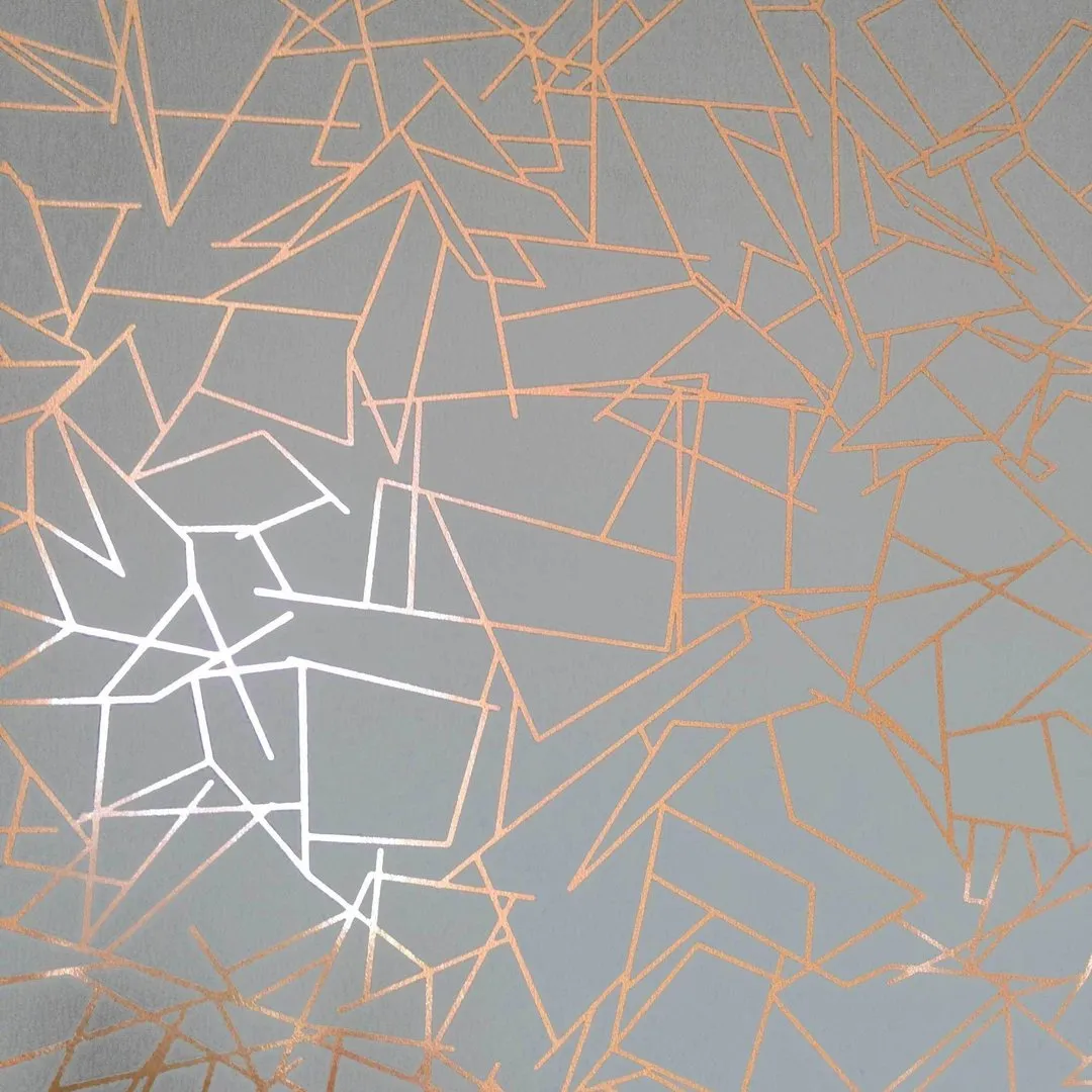 Angles Metallic Wallpaper - Erica Wakerly