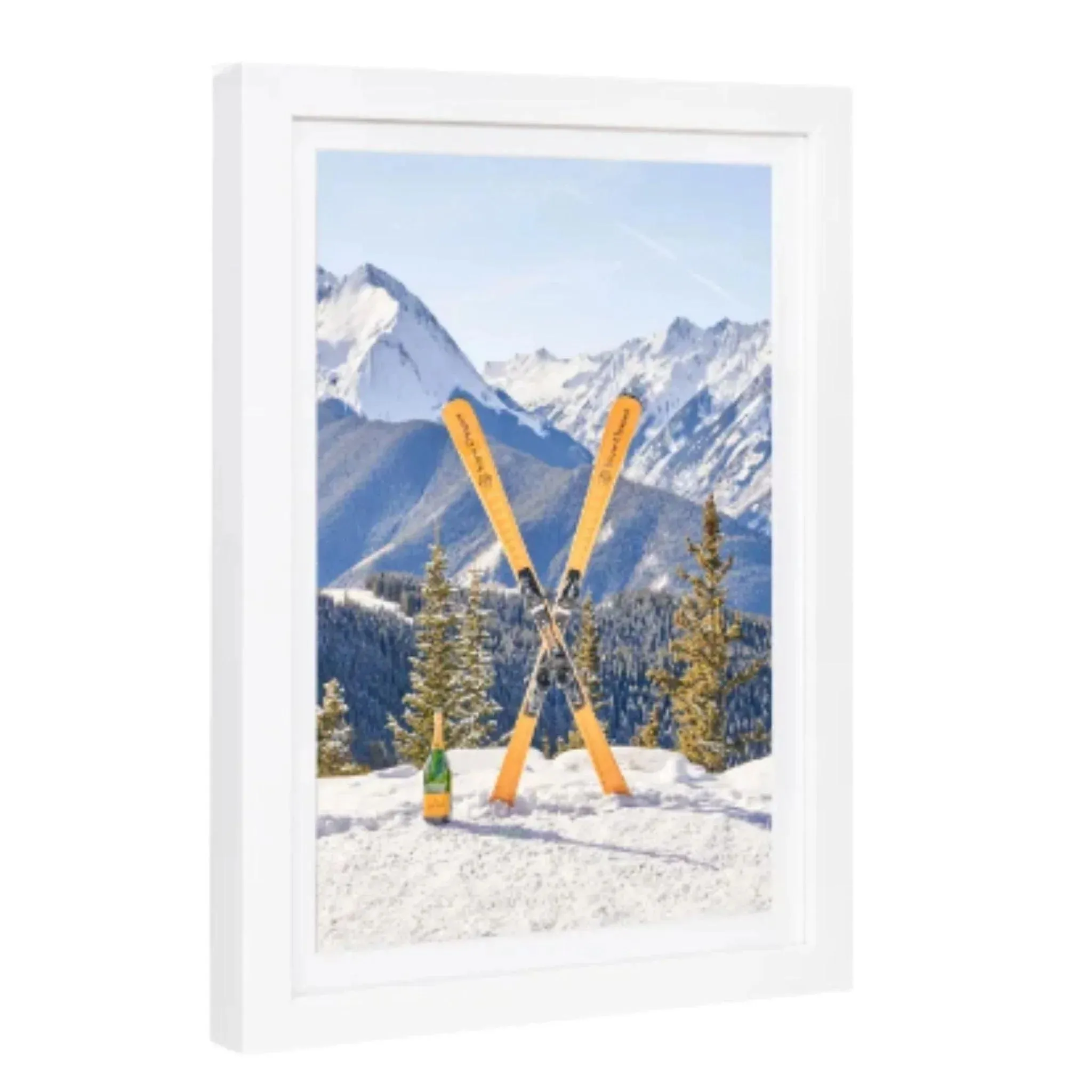 Après Ski, Veuve Clicquot Mini Framed Print by Gray Malin