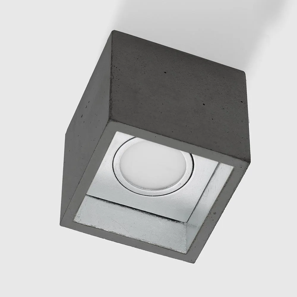 B7 Concrete Ceiling Spot Light - Dark Grey - GANTlights