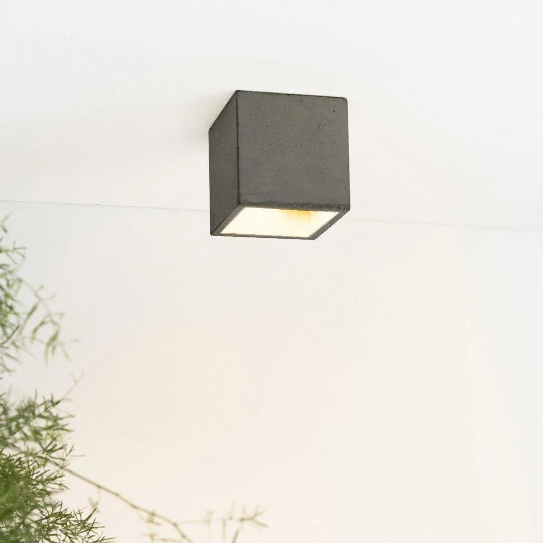 B7 Concrete Ceiling Spot Light - Dark Grey - GANTlights