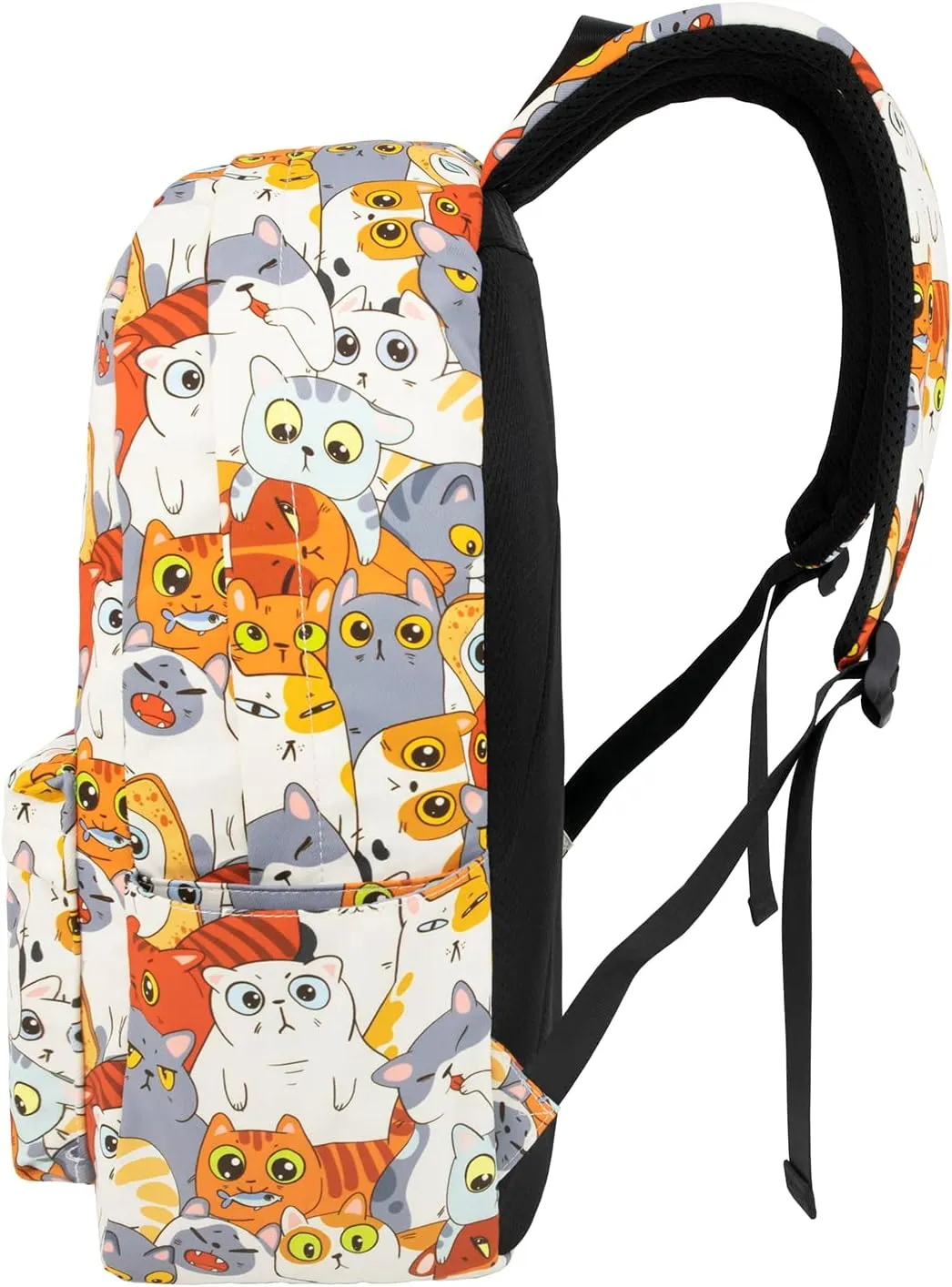 Backpack Cute Cat Backpacks for Girls Boys Teens Kids College Middle Elementary High School Student Bookbags Travel Waterproof Book Bag Laptop Back Pack