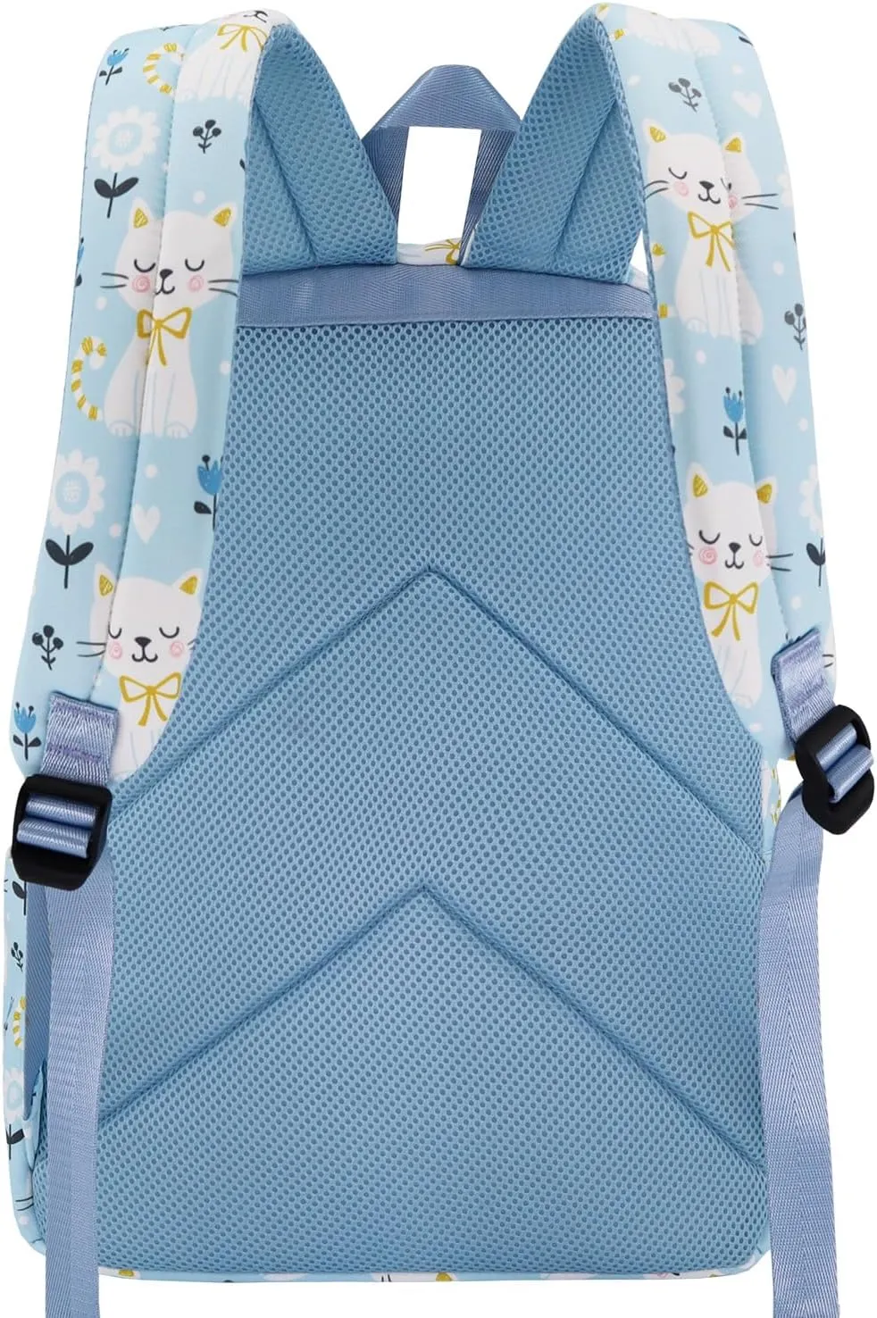 Backpack for Girls Teens Kids College Middle Elementary High School Cute Cat Flower Backpacks Student Bookbags Travel Waterproof Book Bag Laptop Back Pack