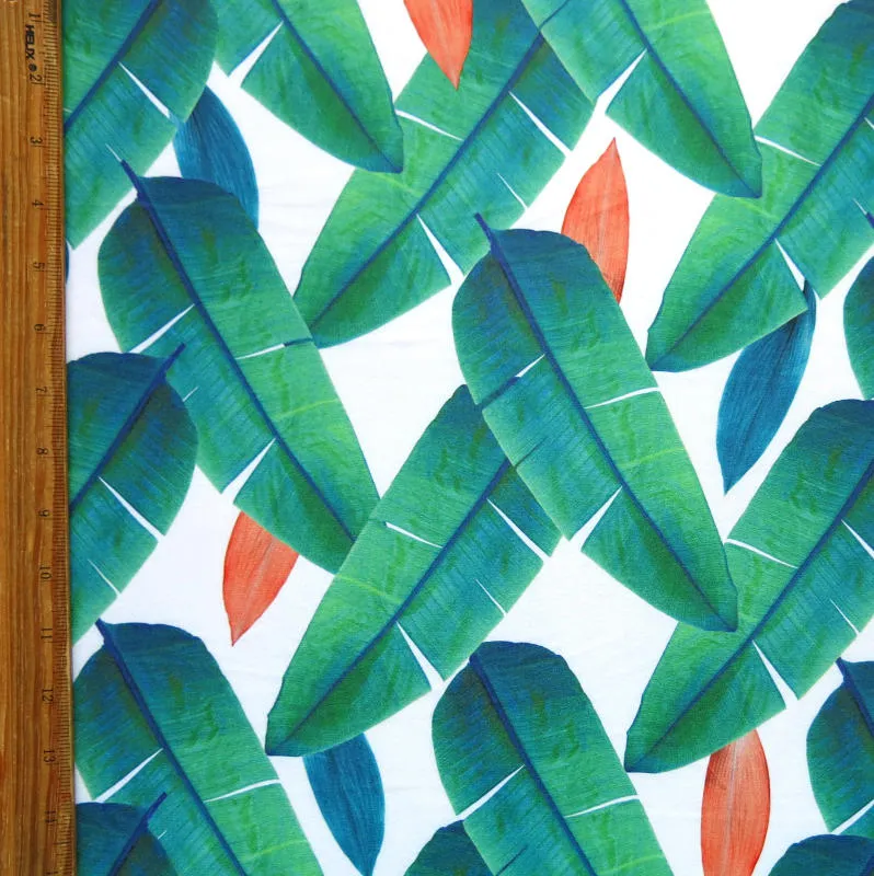 Banana Leaf Nylon Spandex Swimsuit Fabric