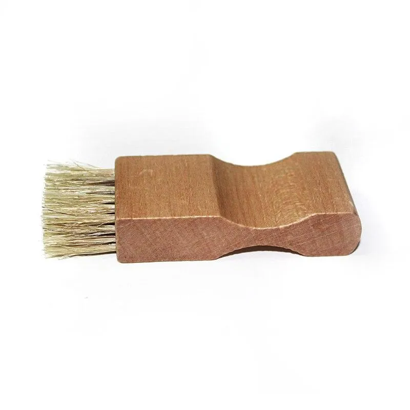 Benito Portable Beech Wood Pig Bristle Shoe Brush