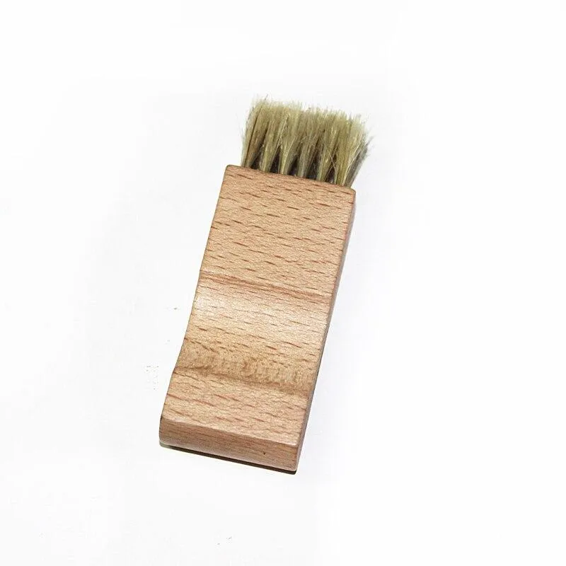 Benito Portable Beech Wood Pig Bristle Shoe Brush