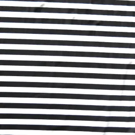 Black and White 1/2 Stripe Nylon Spandex Swimsuit Fabric