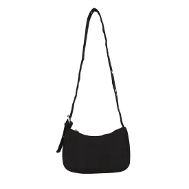 Black Nylon Shoulder Messenger Bag - Durable and Stylish for Everyday Use