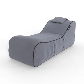 Bondi Indoor/Outdoor Bean Bag in Black Check