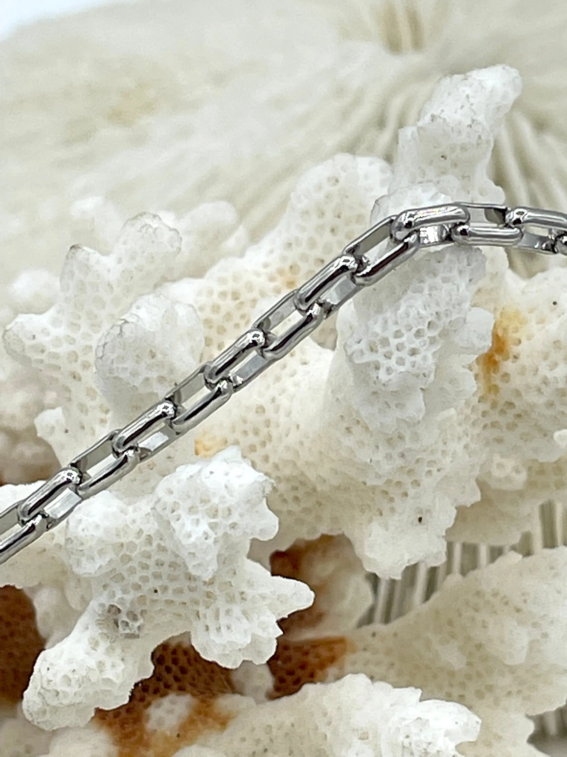 Box Chain Brass High Quality 6 finishes, Rectangle Chain Sold by the foot Electroplated Fast Ship