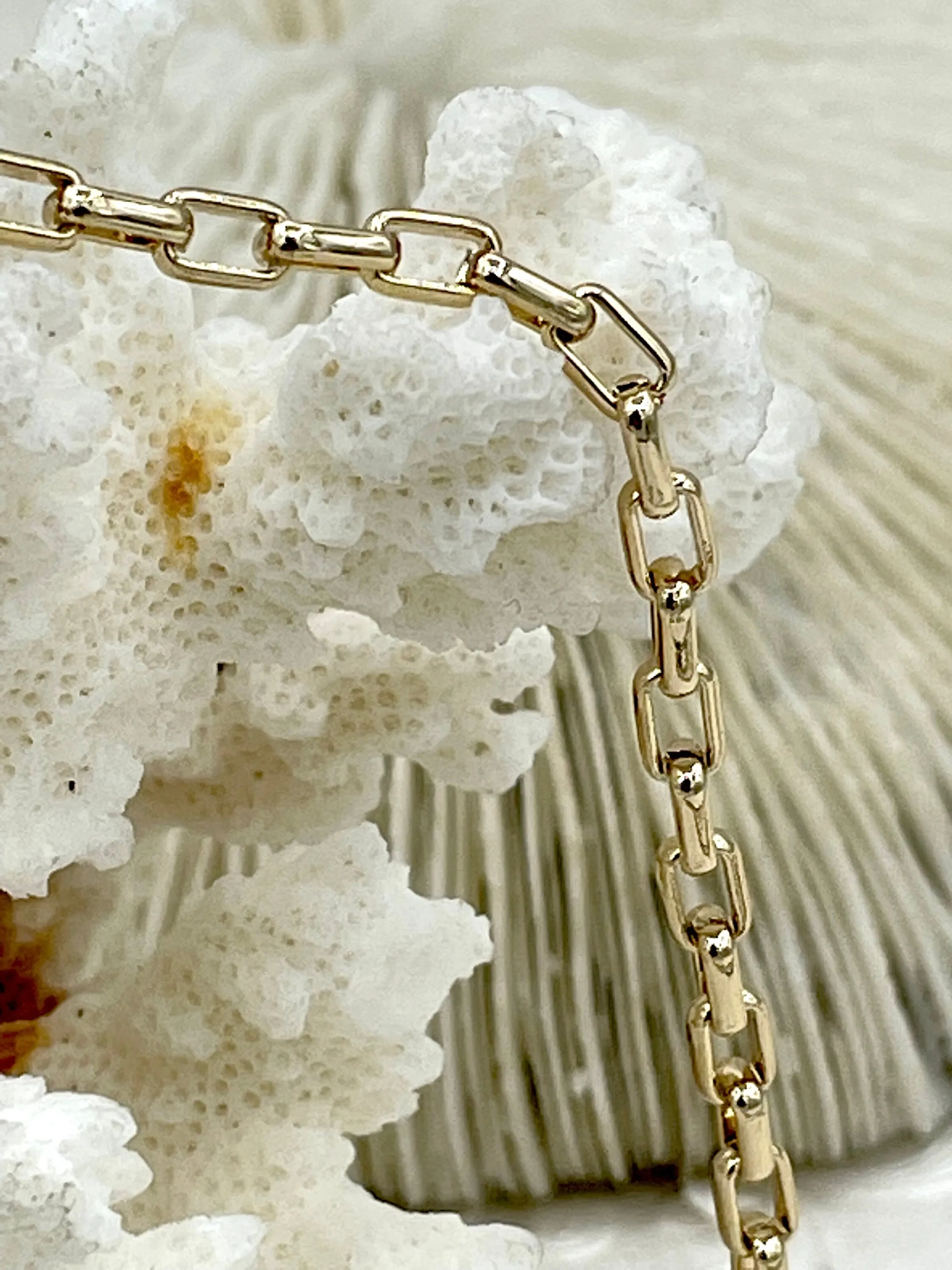 Box Chain Brass High Quality 6 finishes, Rectangle Chain Sold by the foot Electroplated Fast Ship
