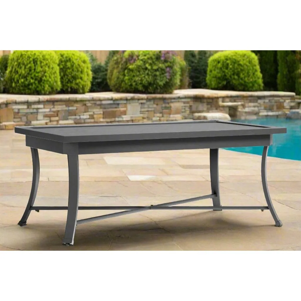Cannes Gray Outdoor 78" Sofa