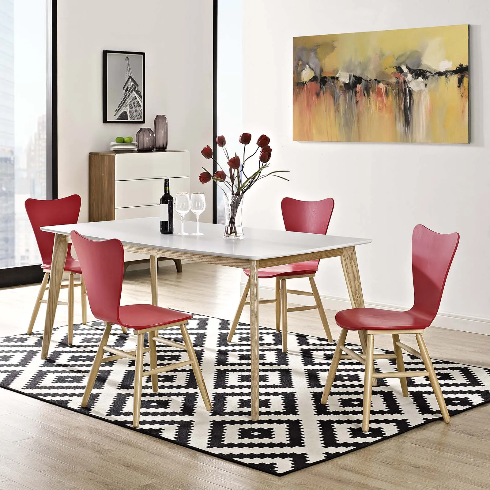 Cascade Dining Chair Set of 4 by Modway