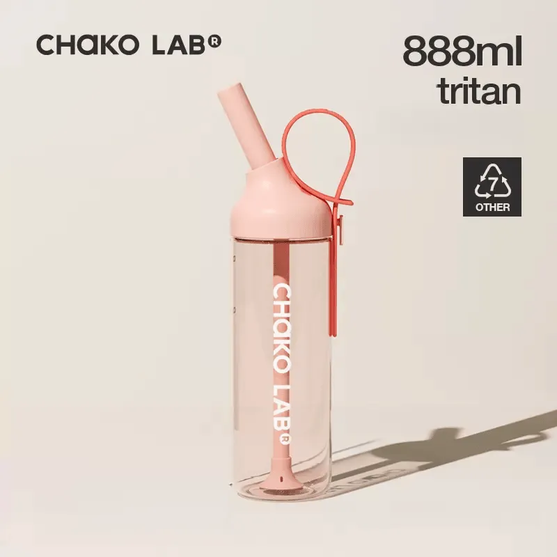 Chakolab 888ml Large-capacity Summer Sports JOJO Straw Bottle New 2024