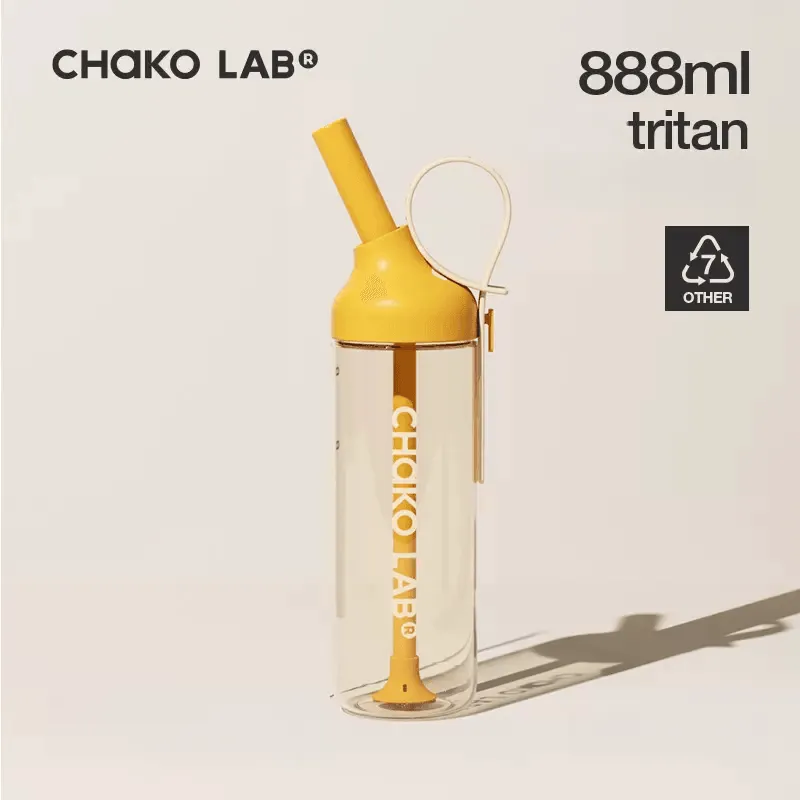 Chakolab 888ml Large-capacity Summer Sports JOJO Straw Bottle New 2024