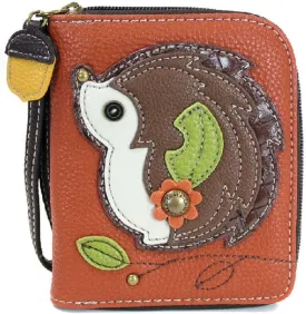 CHALA Zip Around Wallet, Wristlet, 8 Credit Card Slots, Sturdy Pu Leather