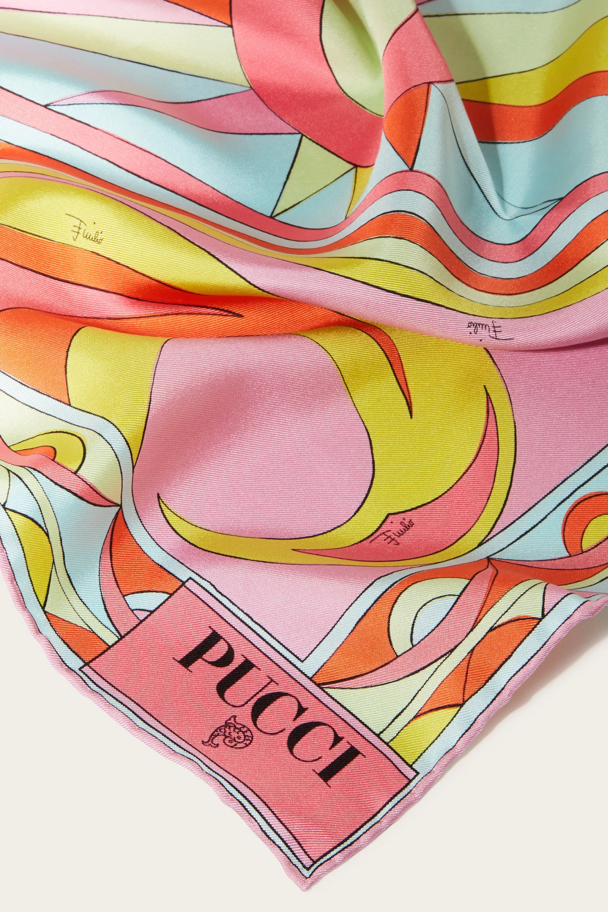 Cigni-Print Small Silk-Twill Carré