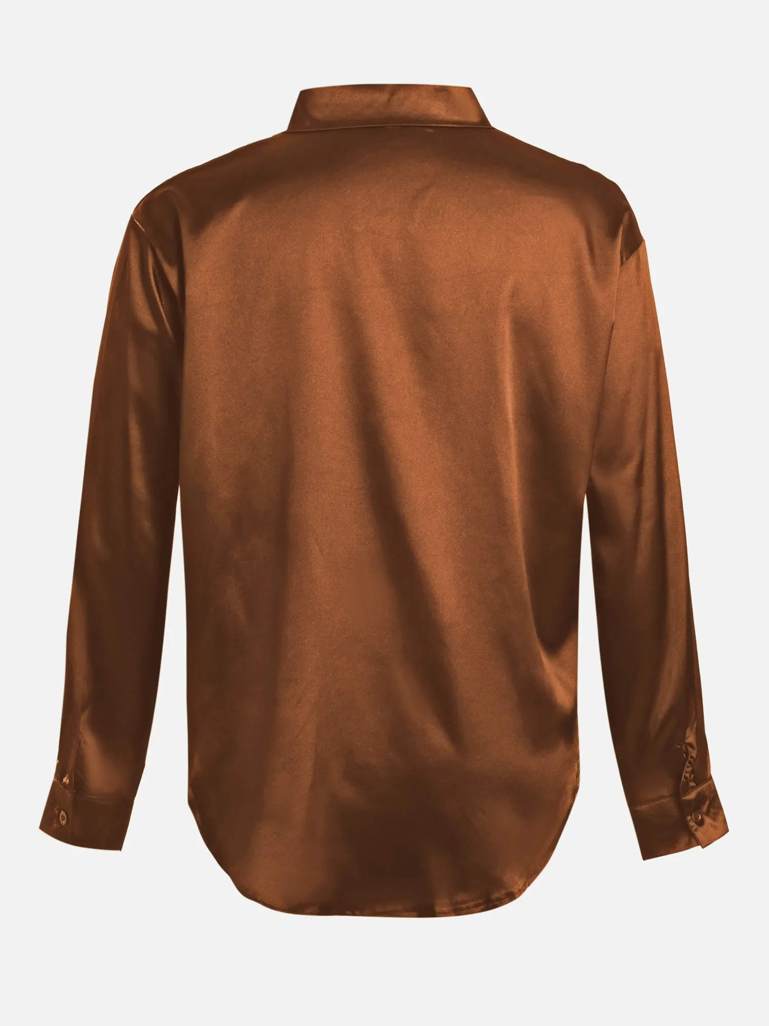 Classic Long Sleeve Satin Polo