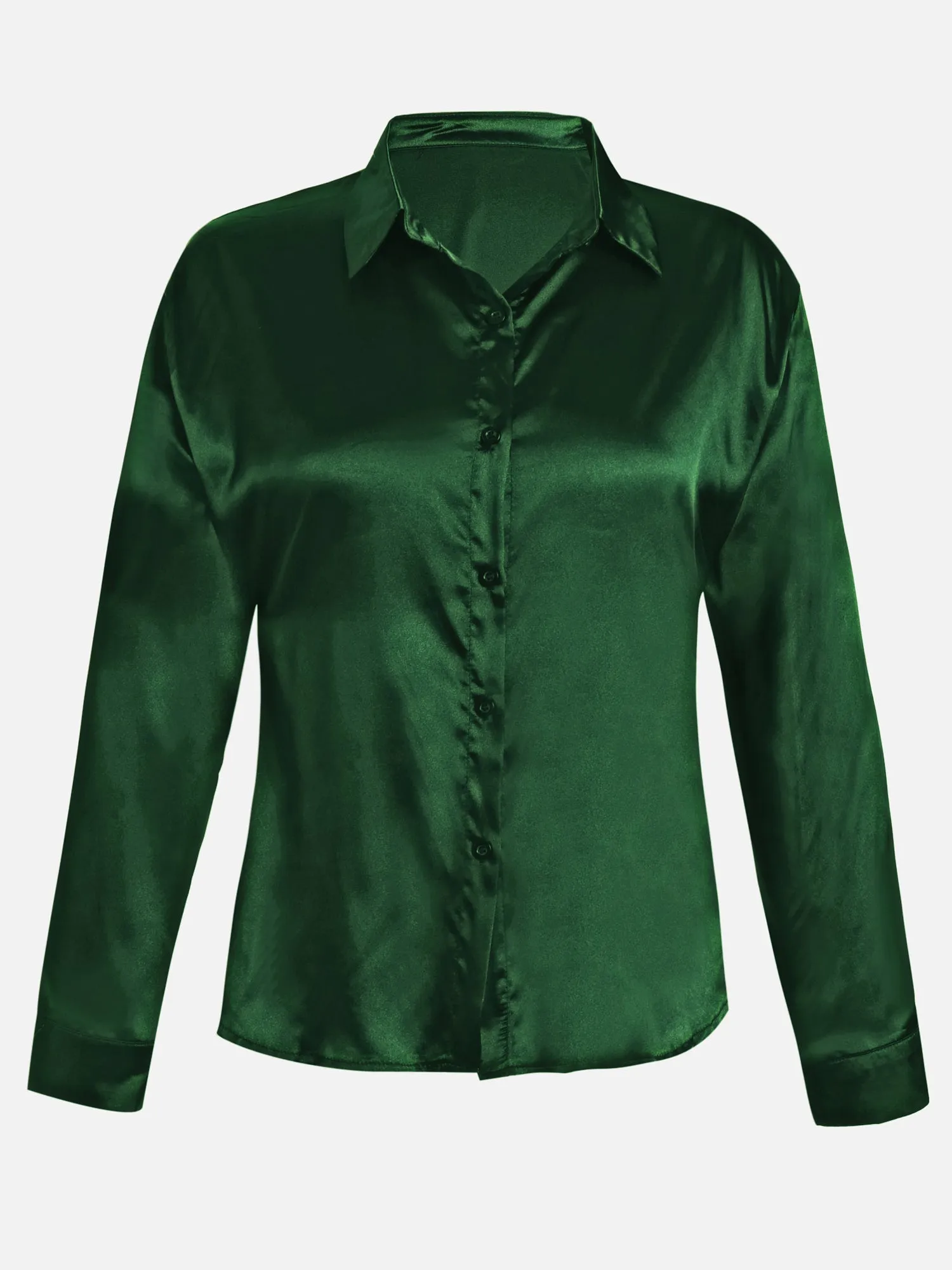 Classic Long Sleeve Satin Polo
