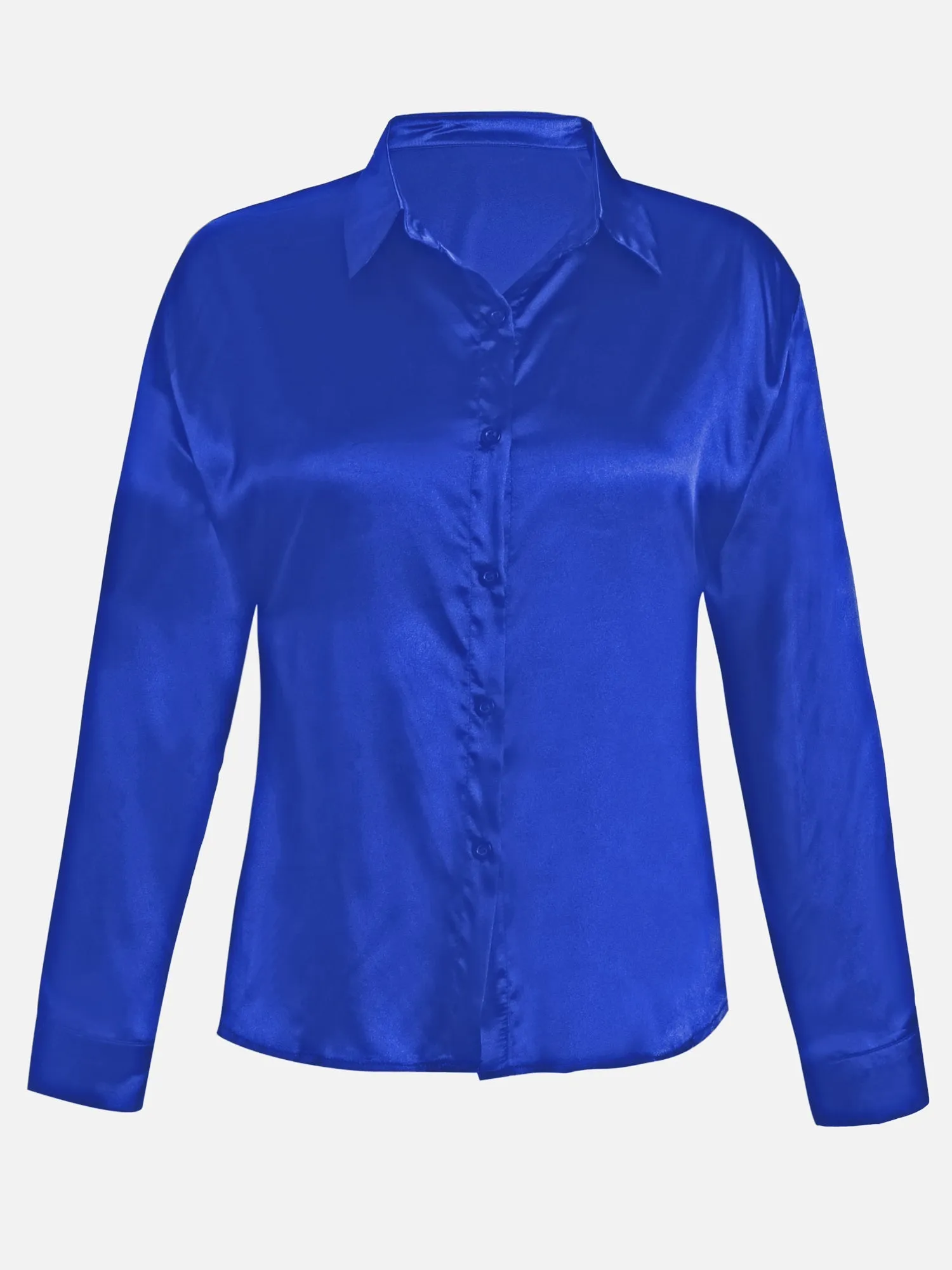 Classic Long Sleeve Satin Polo