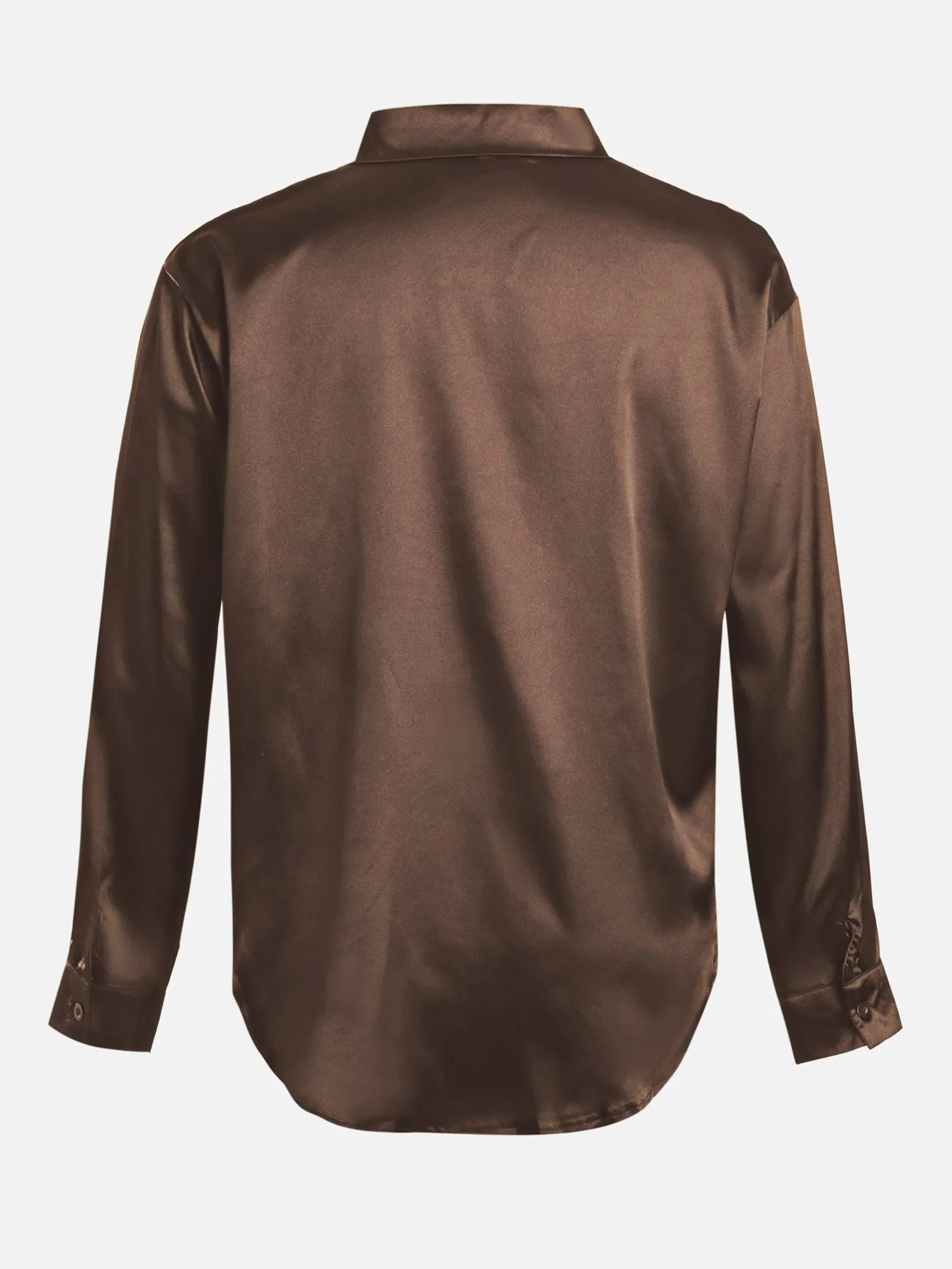 Classic Long Sleeve Satin Polo