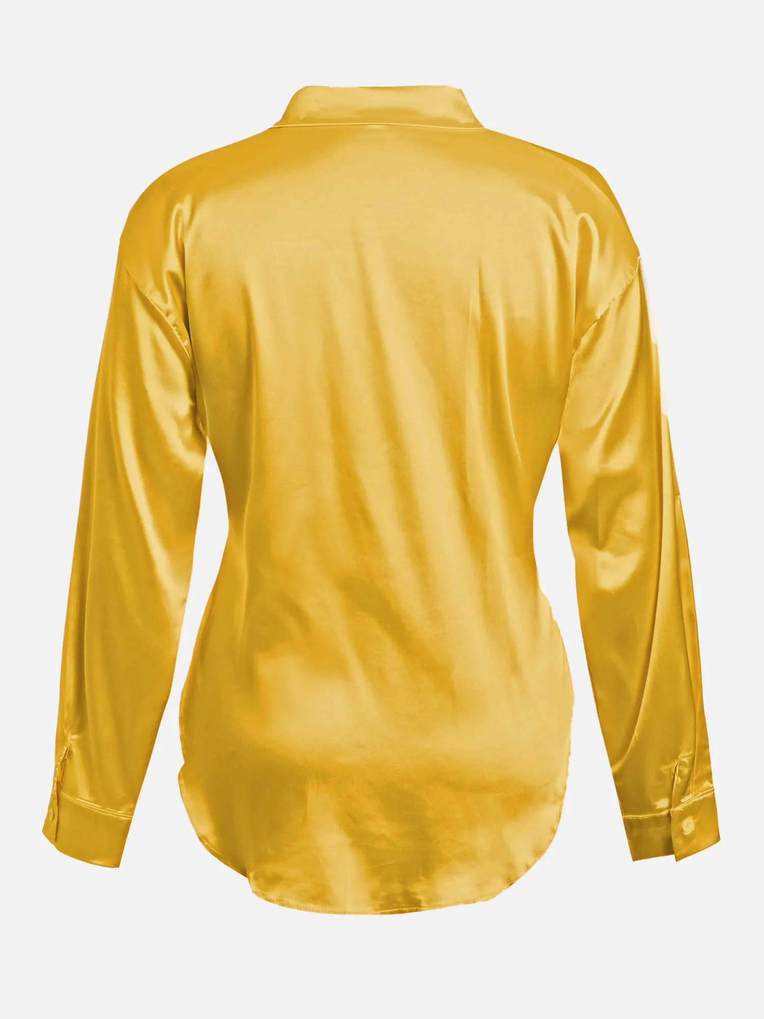 Classic Long Sleeve Satin Polo