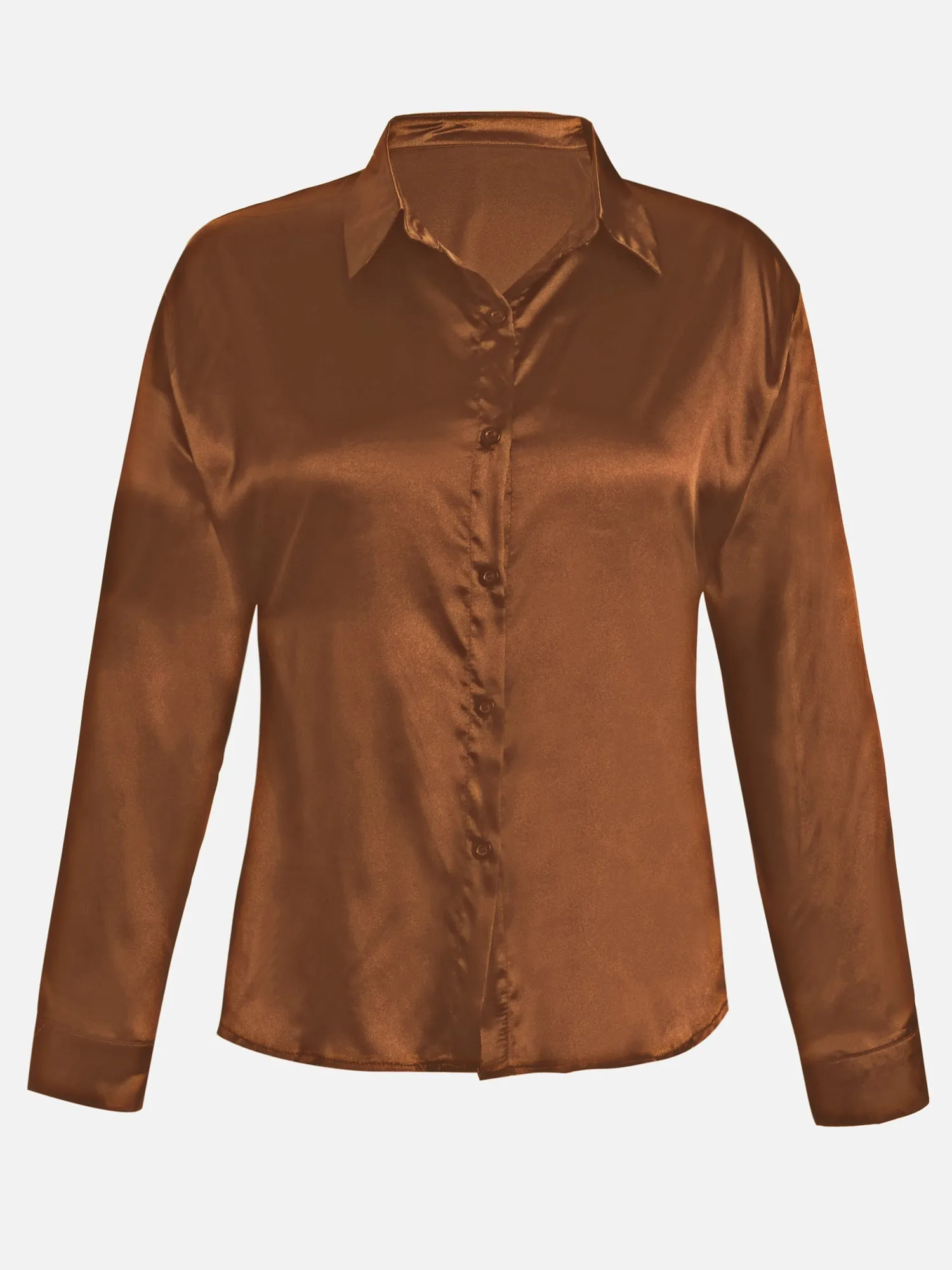 Classic Long Sleeve Satin Polo