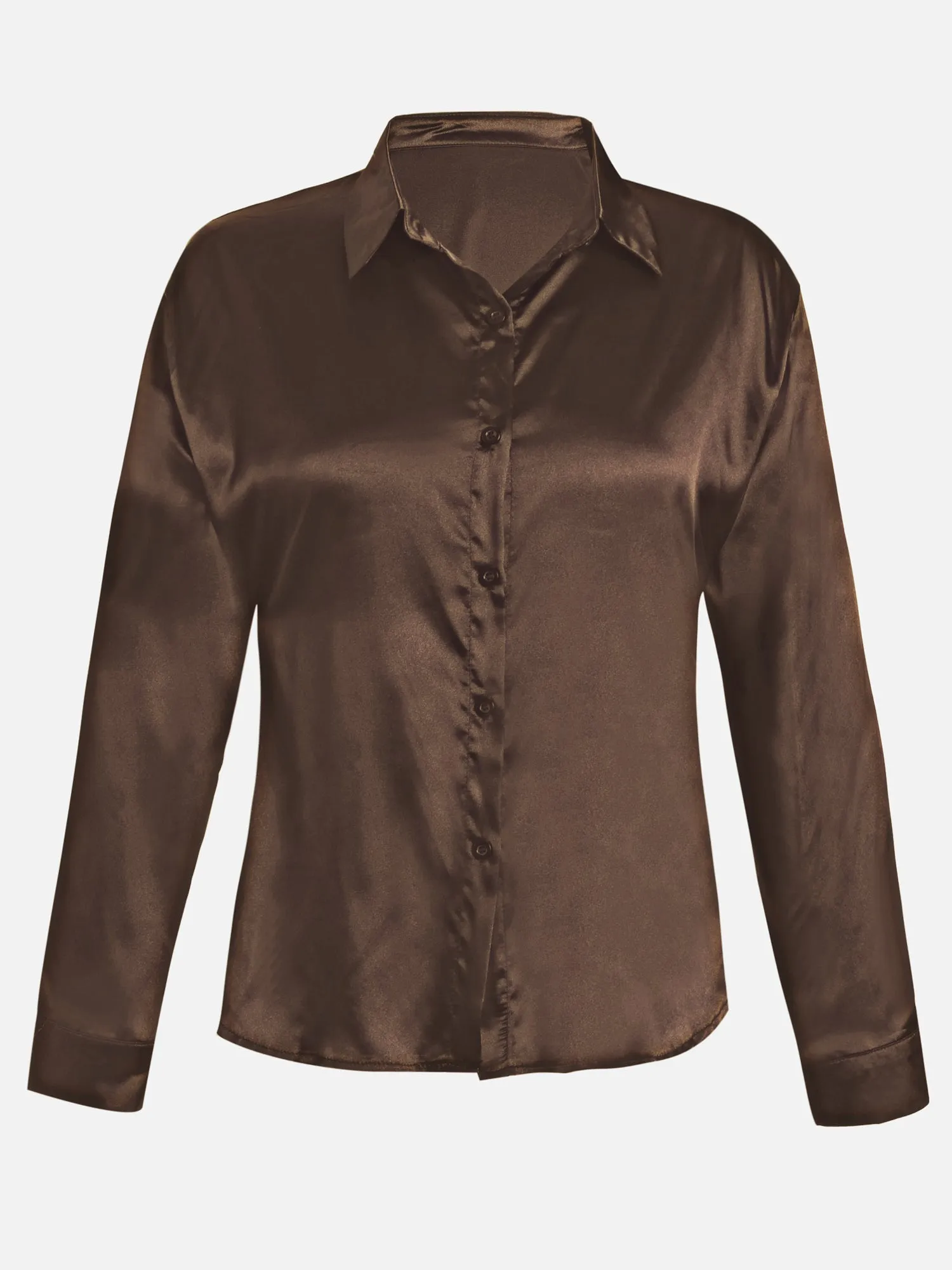 Classic Long Sleeve Satin Polo