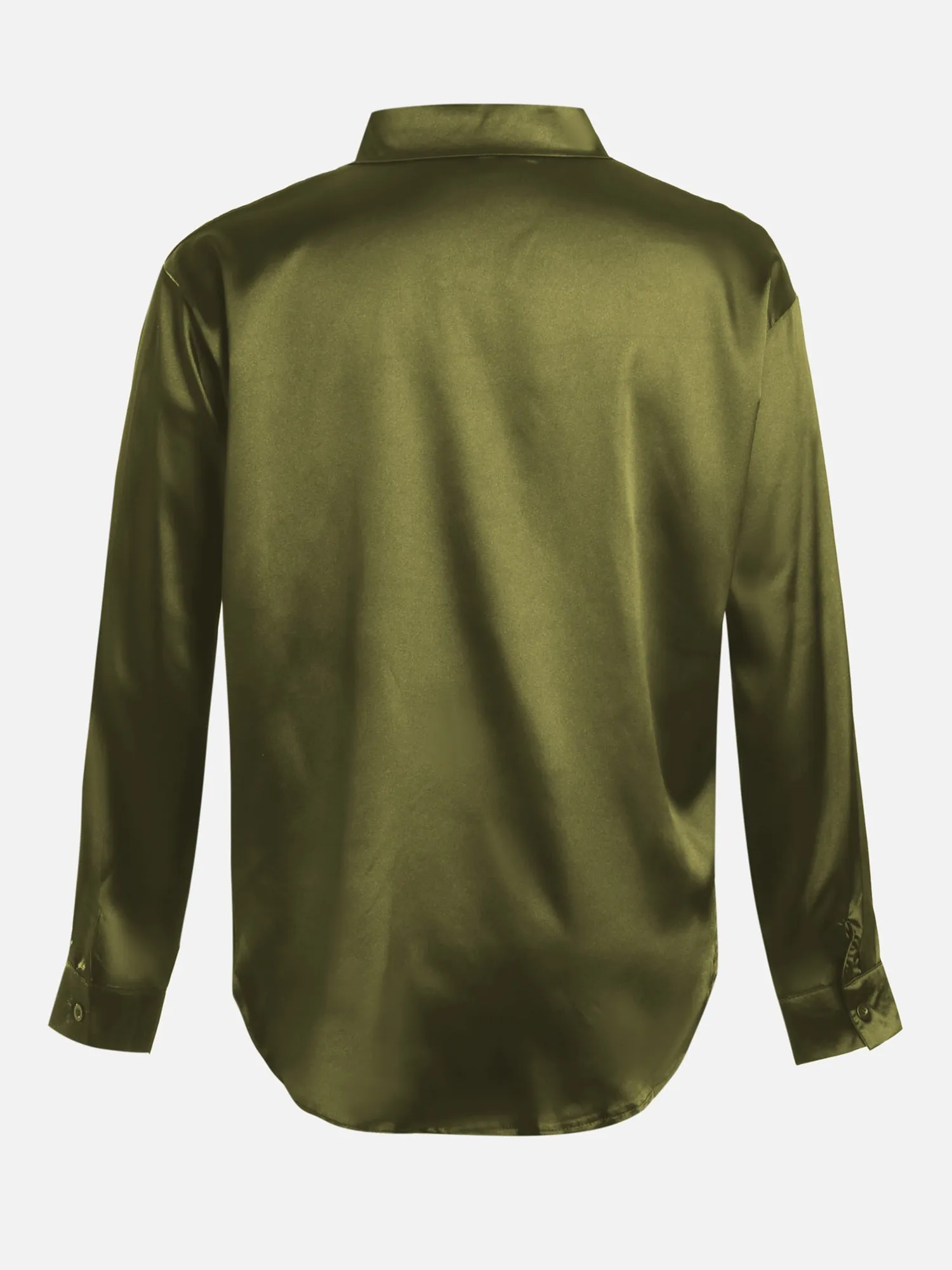 Classic Long Sleeve Satin Polo