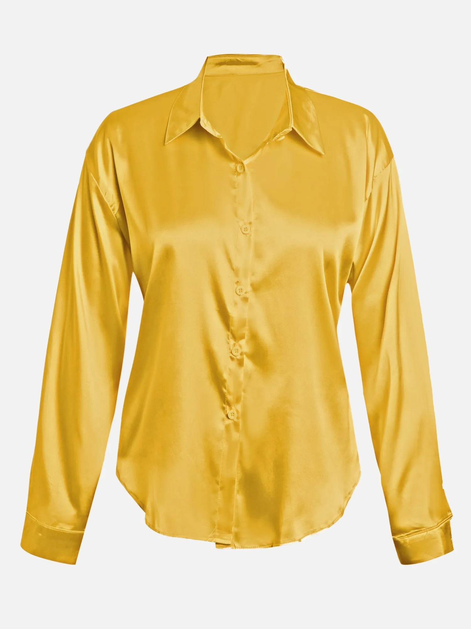 Classic Long Sleeve Satin Polo