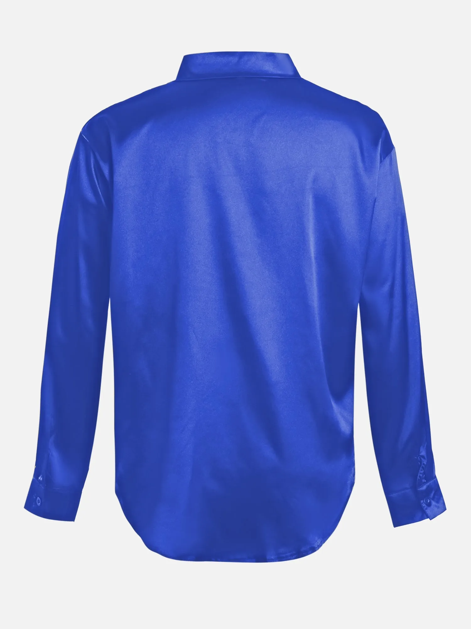 Classic Long Sleeve Satin Polo