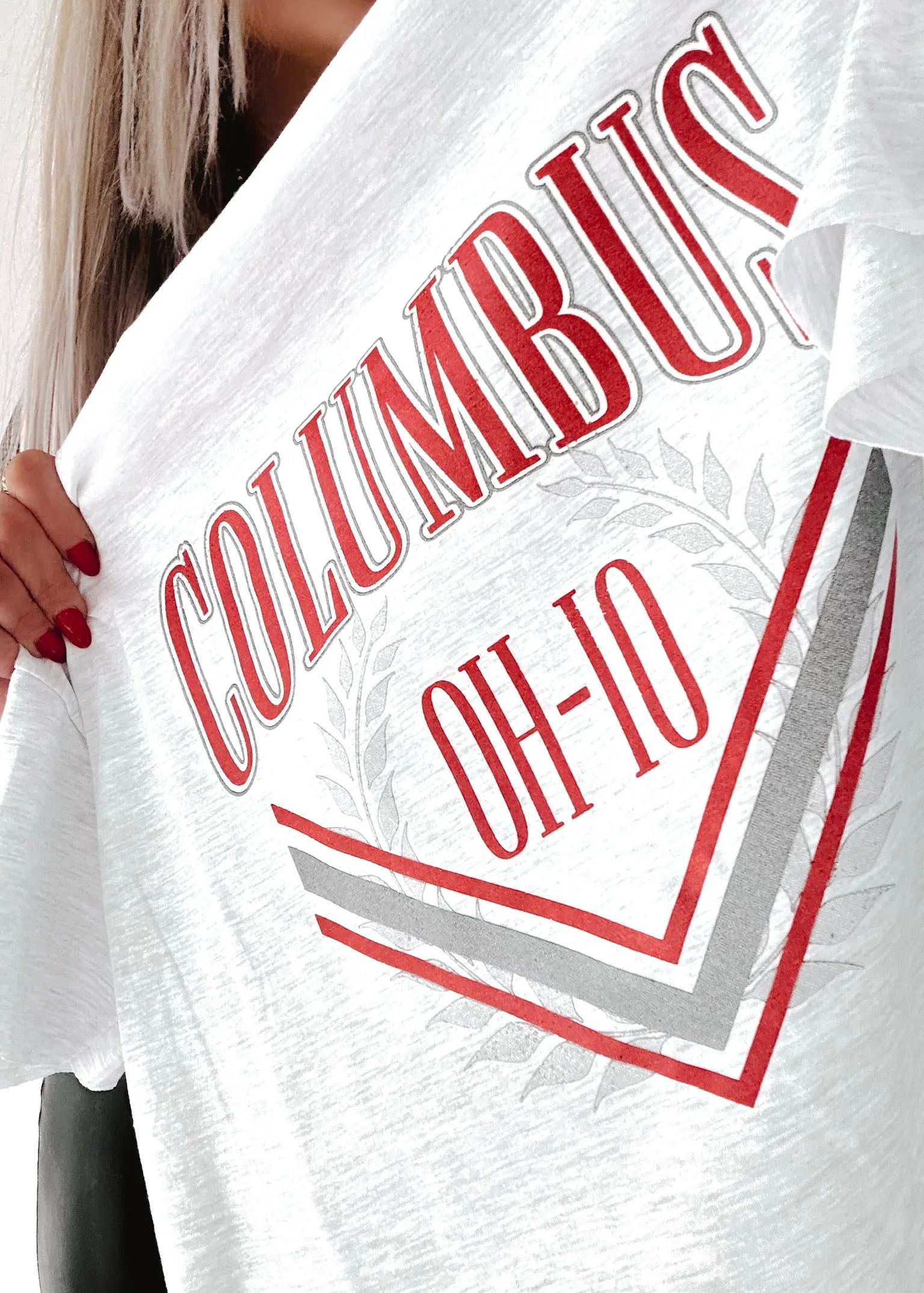 COLUMBUS OH-IO 90's SIDE SLIT TEE