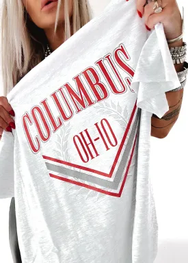COLUMBUS OH-IO 90's SIDE SLIT TEE